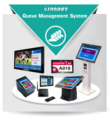 QMS Android Queue Management System For Banks Restaurants Hospitals Ticket Dispenser, Counter Call Unit And Display supplier
