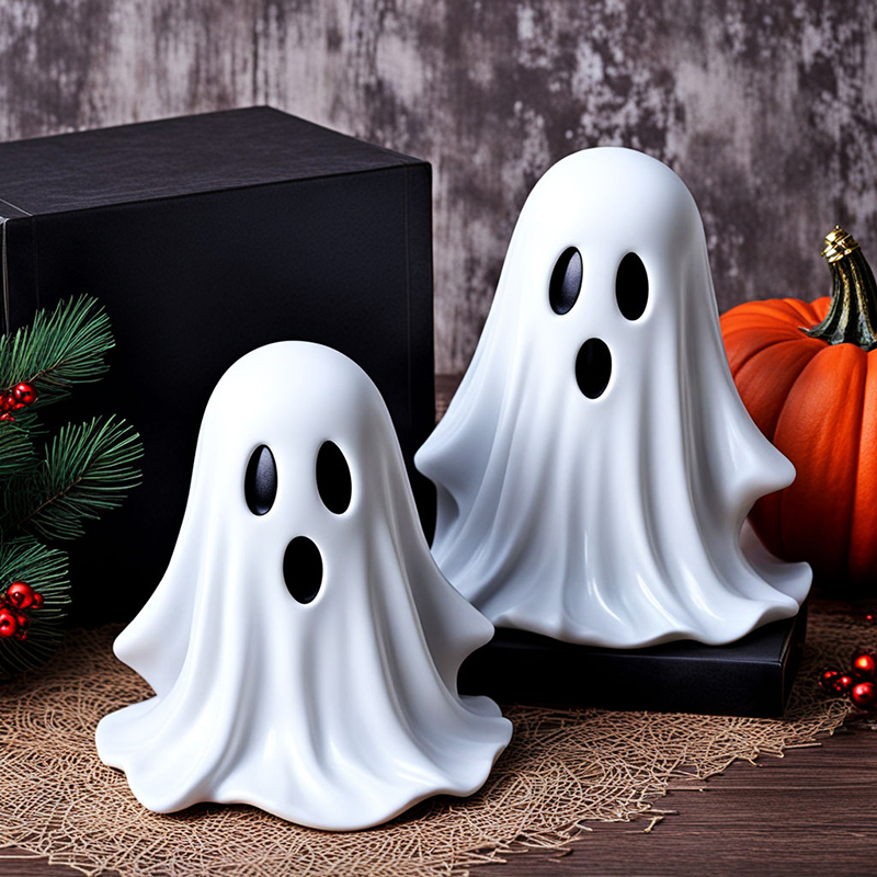 Halloween outdoor horror cute dwarf ghost figurine ornaments factory