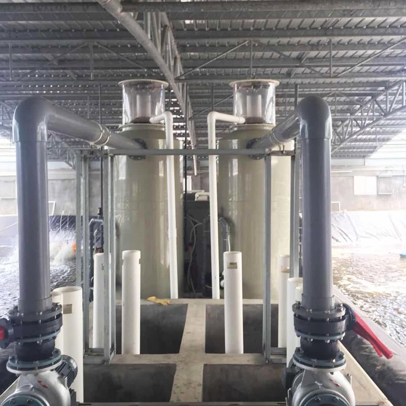 Protein Skimmer for aquafarm manufacture