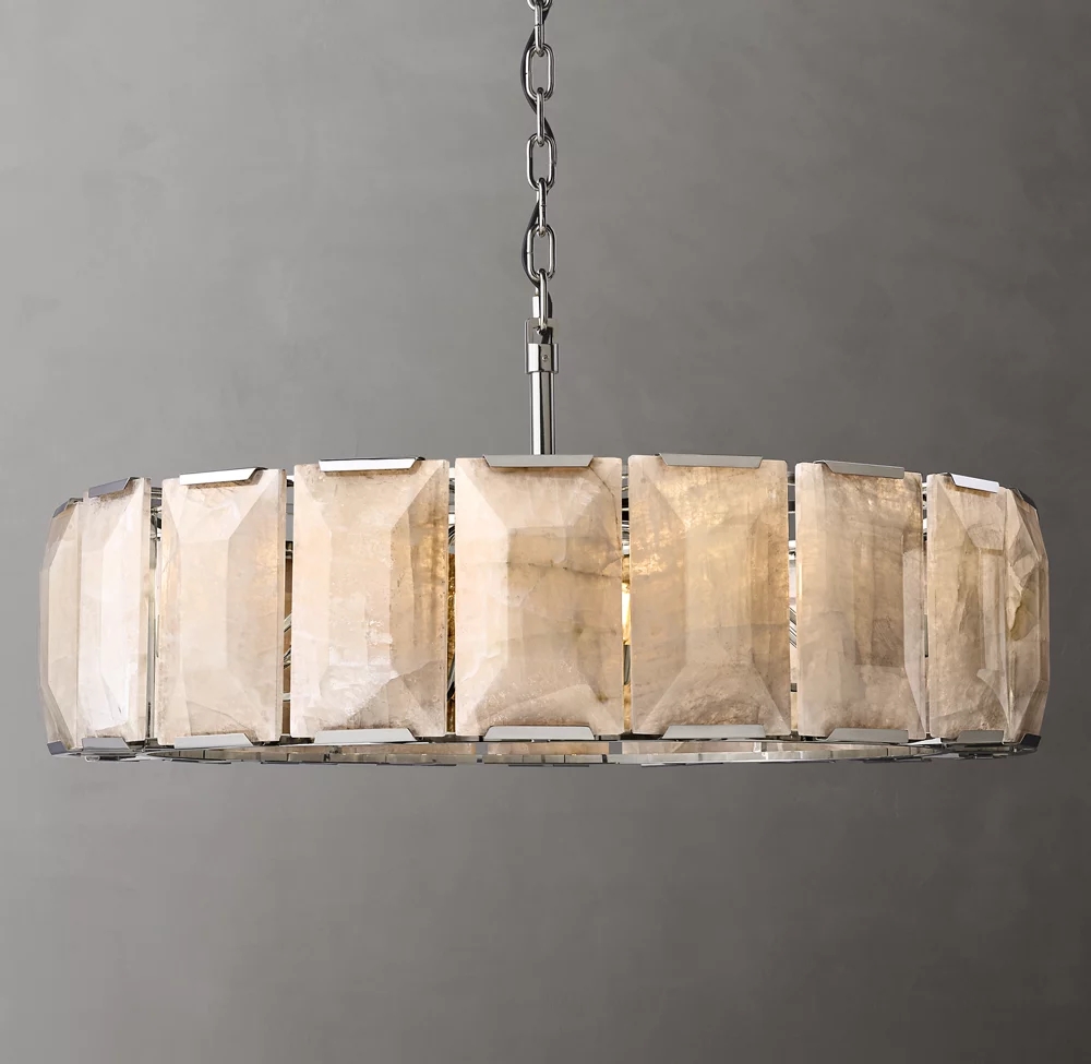 Custom Creative Nordic Living Room Restaurant Pendant Light Villa Hotel Bedroom Luxury Marble Chandelier details