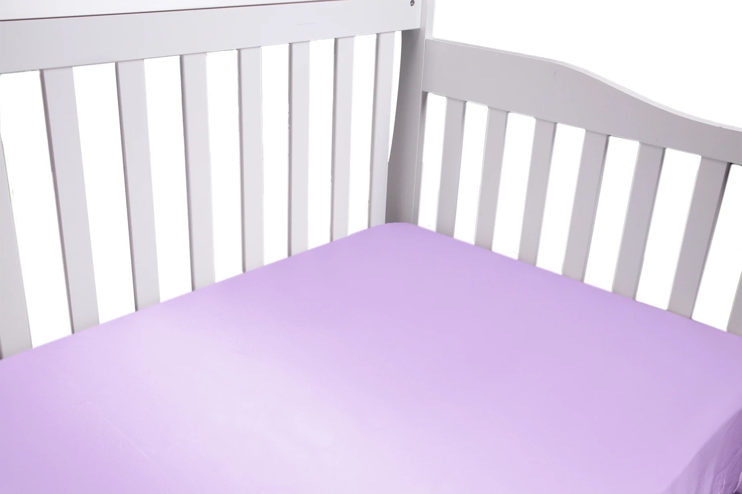 Bright grey emulation silk stretch baby bedding satin baby crib sheets soft baby sheet supplier