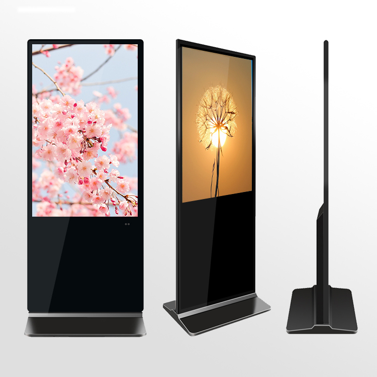 Floor Standing Vertical Interactive Digital Signage Totem LCD TV Touch Screens Kiosk Advertising Display for advertising factory