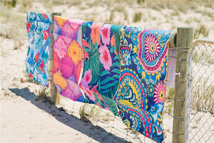 Detail-04 Cotton Large Quick Dry Beach Towel supplier