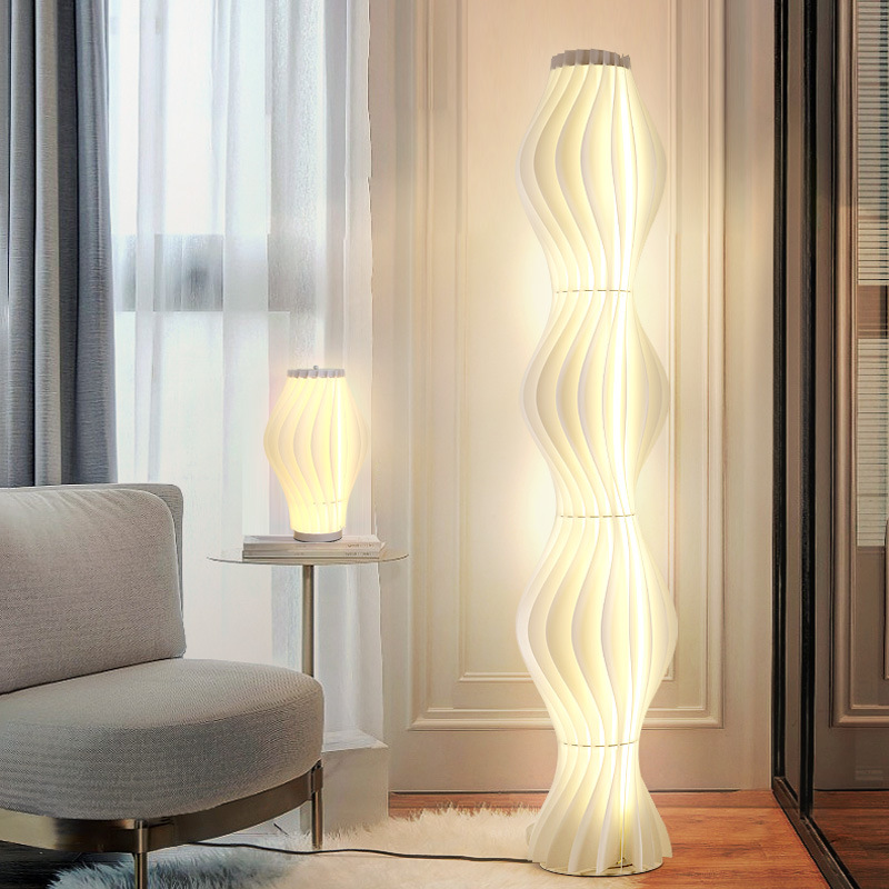 Nordic Custom Acrylic Hula Floor Lamp Standing Luxury Modern LED Floor Lamps For Living Room Decor details