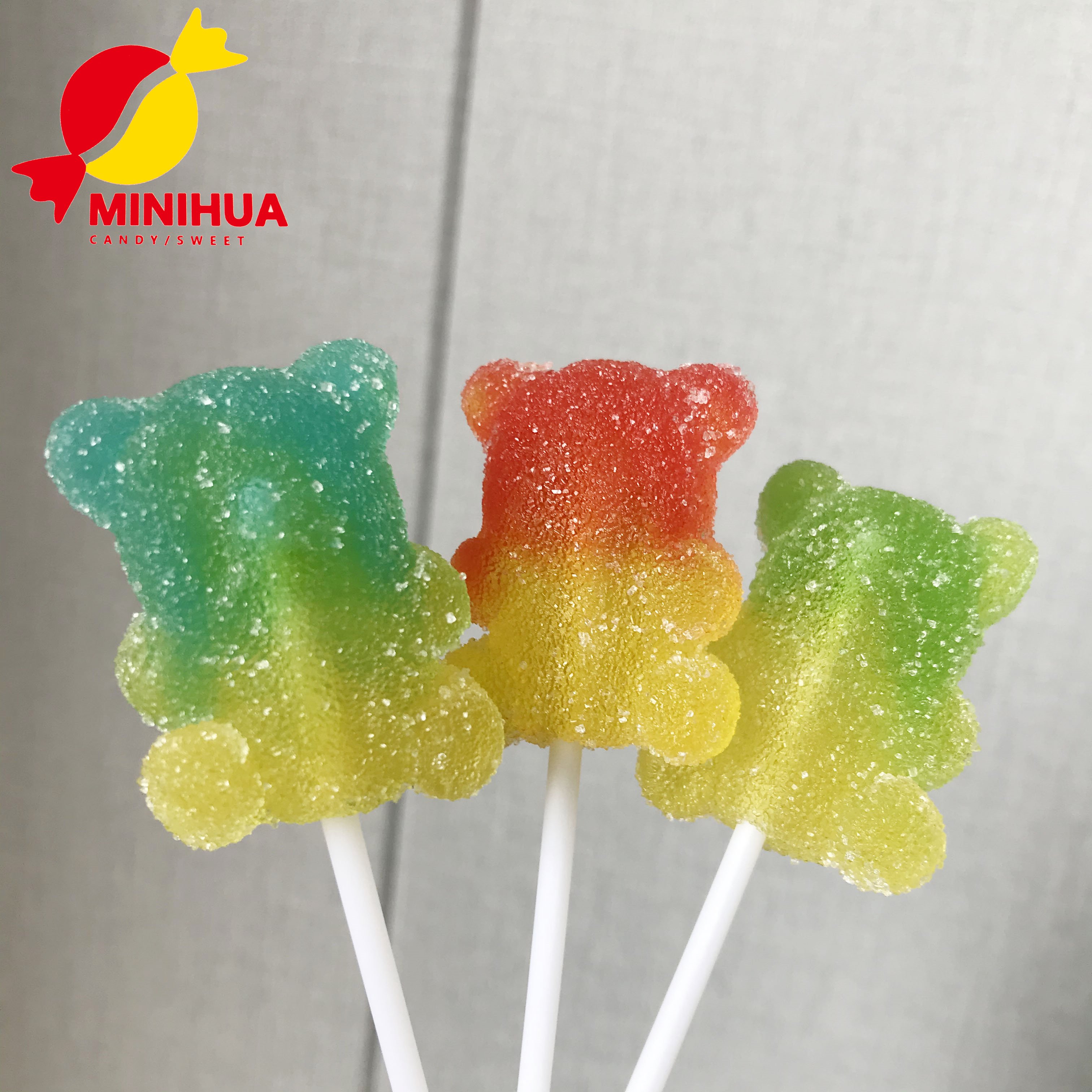 Hot sales Wholesales Lovable Rabbit Shaped Sweet Lollipop Gummy Soft Candy details