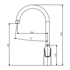OEM Spray Painting Deck Mounted Brass Single Handle Cold Water Taps Sink Black Kitchen Faucet Mixer manufacture