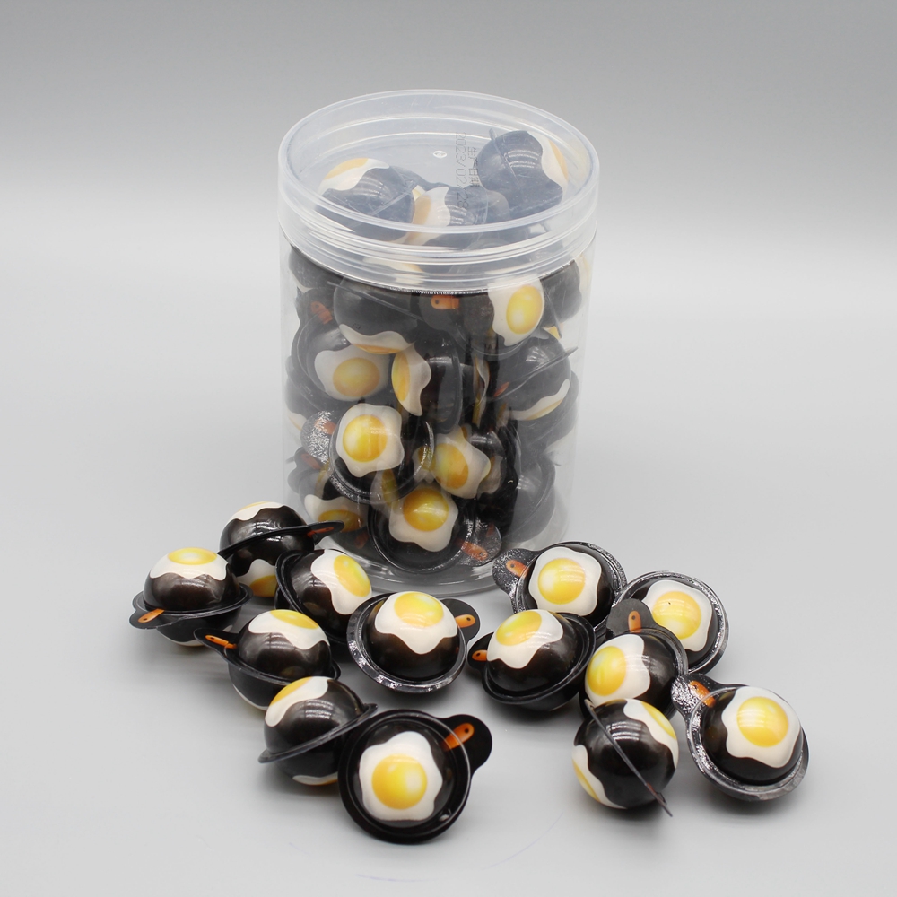 3D Gummy series custom cheap wholesale price jelly gummy soft candy filled jam factory
