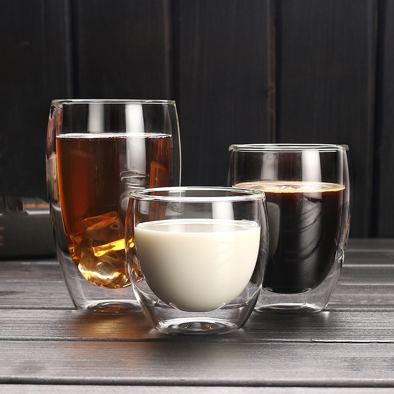 Wholesale High Borosilicate Glass Clear Hammered Texture Coffee Double Walled Glasses Cup Custom Logo Capacity Free Samples manufacture
