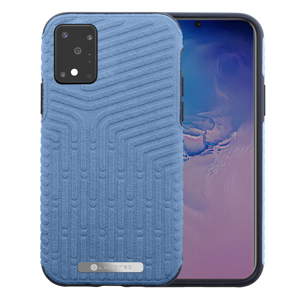 Coque de téléphone en cuir suédé véritable personnalisée Laudtec pour Samsung S20 Ultra S21 S22 Plus accessoires pour téléphone avec texture en ligne