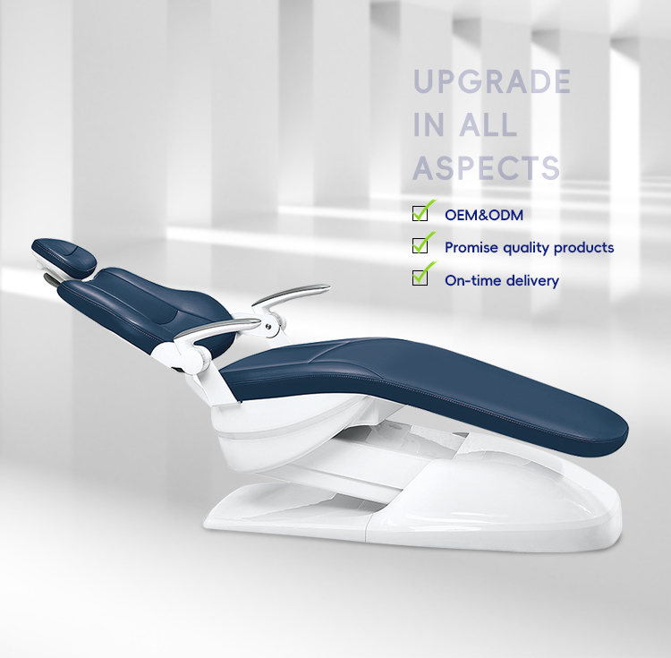 单椅_01 Luxury Simple 3 Memory Position Led Lamp Foot Pedal Dental Care Chair manufacture