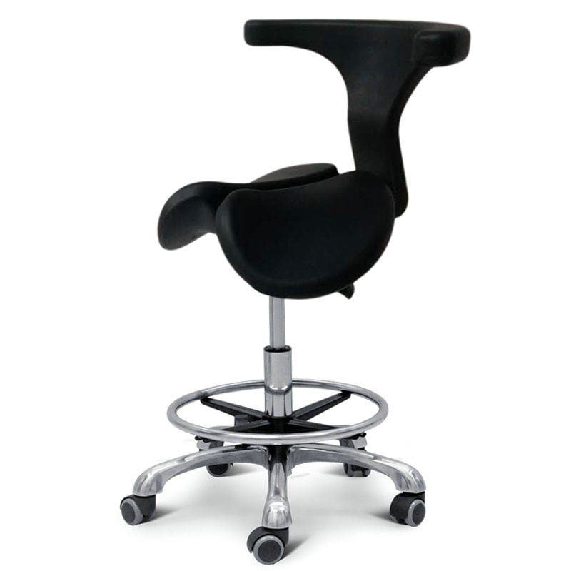 Medical Steel Dental Doctor Stool Hospital Adjustable Ergonomic Saddle Doctor Chair for Dentist factory