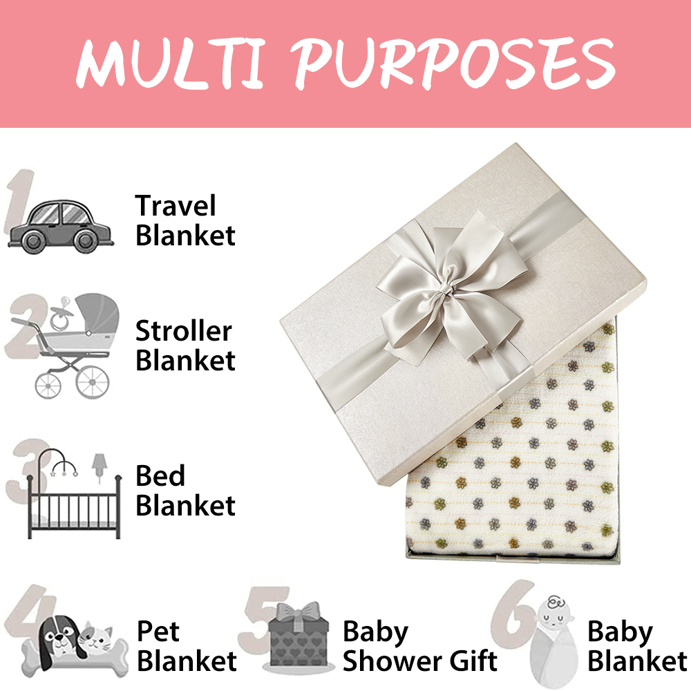 Super Soft 30 X 40 inches Fleece Fuzzy Blanket Lightweight Flannel Baby Blanket supplier