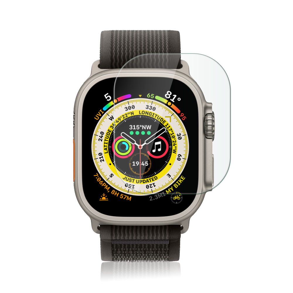 Laudtec GHM062 Outil Auto Samsung S23 Installation Facile Protecteur Avec Cadre d'Installation Verre Trempé Pour Apple Watch
