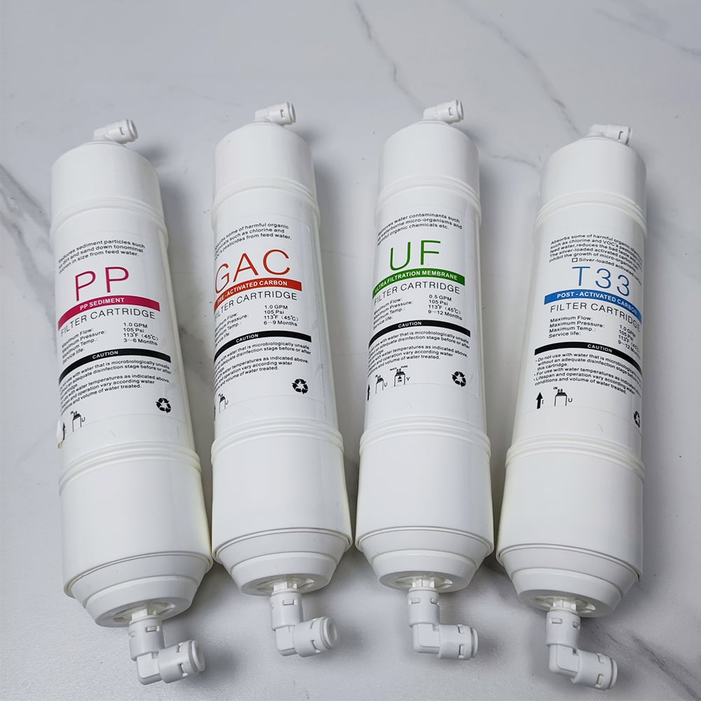 10 Inch PP GAC UF T33 Water Filter factory