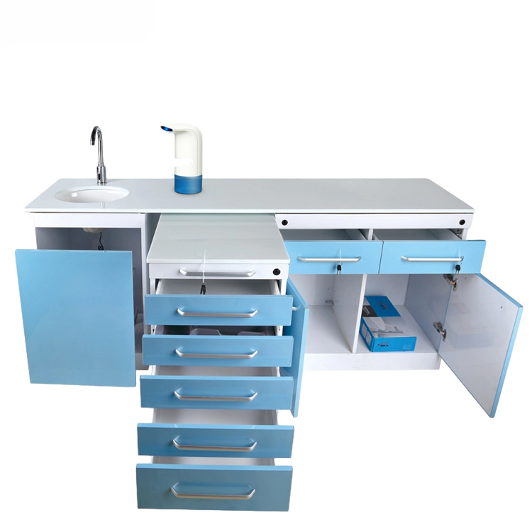 Stainless Steel dental cabinet furniture OEM medical hospital dental cabinet details