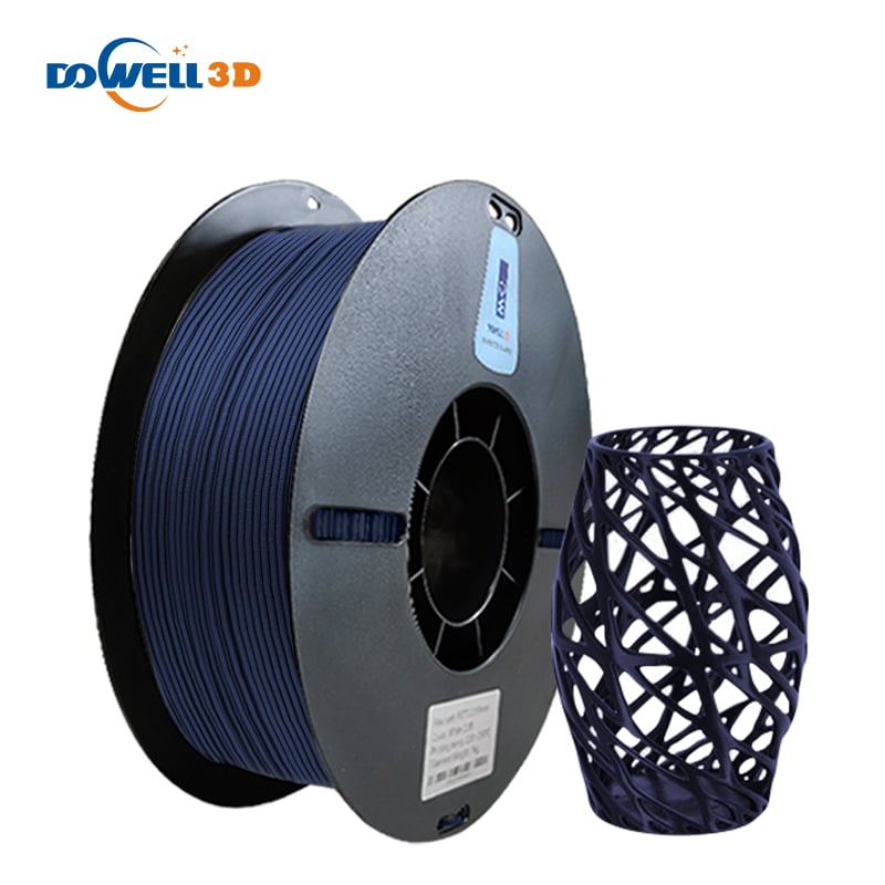 Filamento de Fibra de Carbono PLA de Alta Resistência DOWELL3D Profissional Material para impressão 3d 1.75/2.85mm 3kg/rolo para Impressão 3D FDM