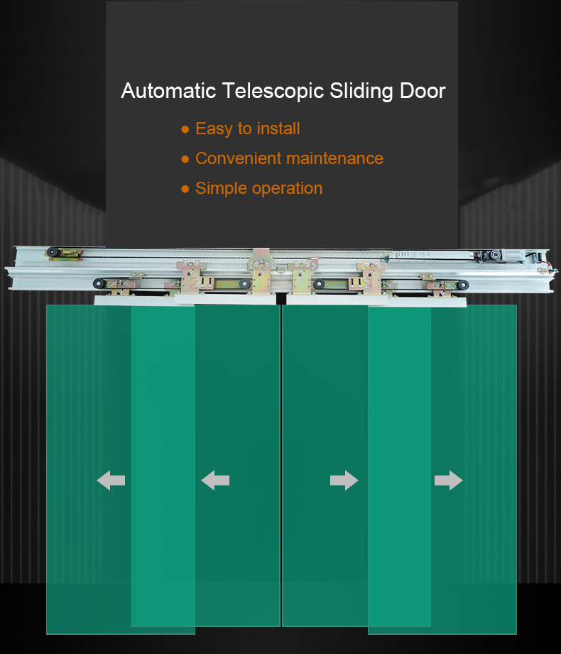 ORD-200TD Automatic telescopic sliding door system operator manufacture