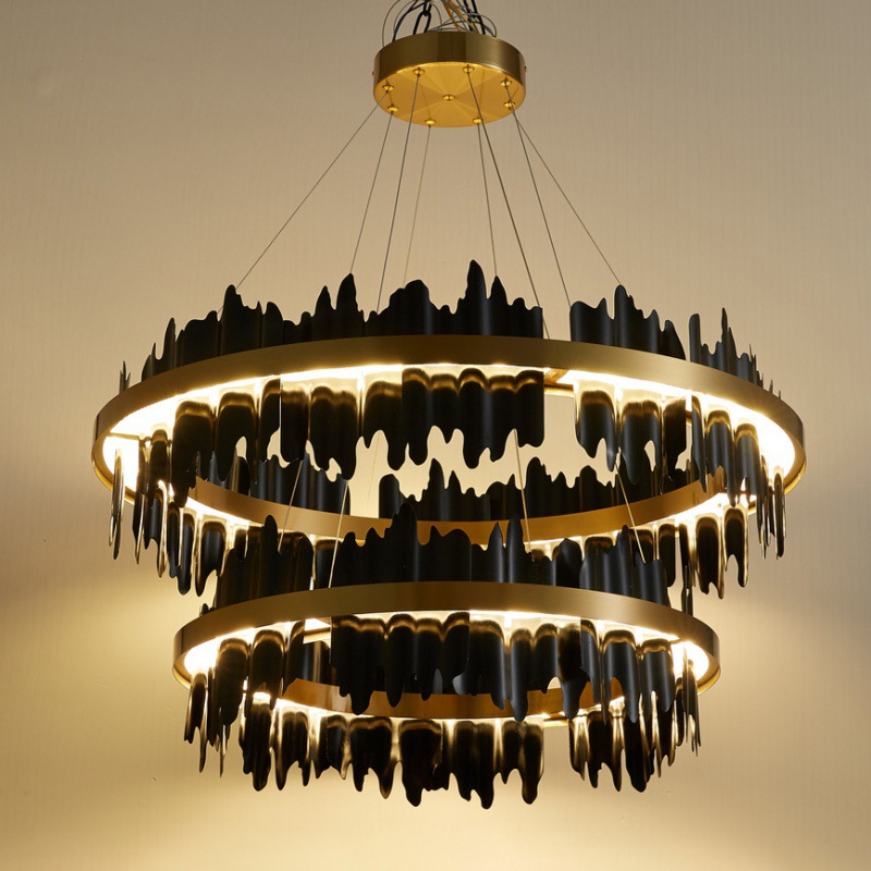 Modern Luxury Style Hill Shade Copper Material LED Pendant Light For Bedroom manufacture