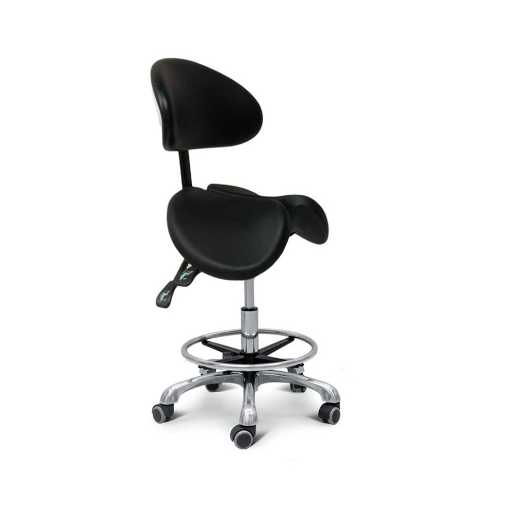 Clinic saddle stool Dentist Stool Assistant Stool factory