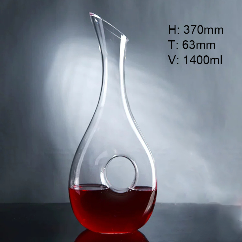 50oz wholesale ins  luxury glassware customized logo decanter hollow wine decanter factory