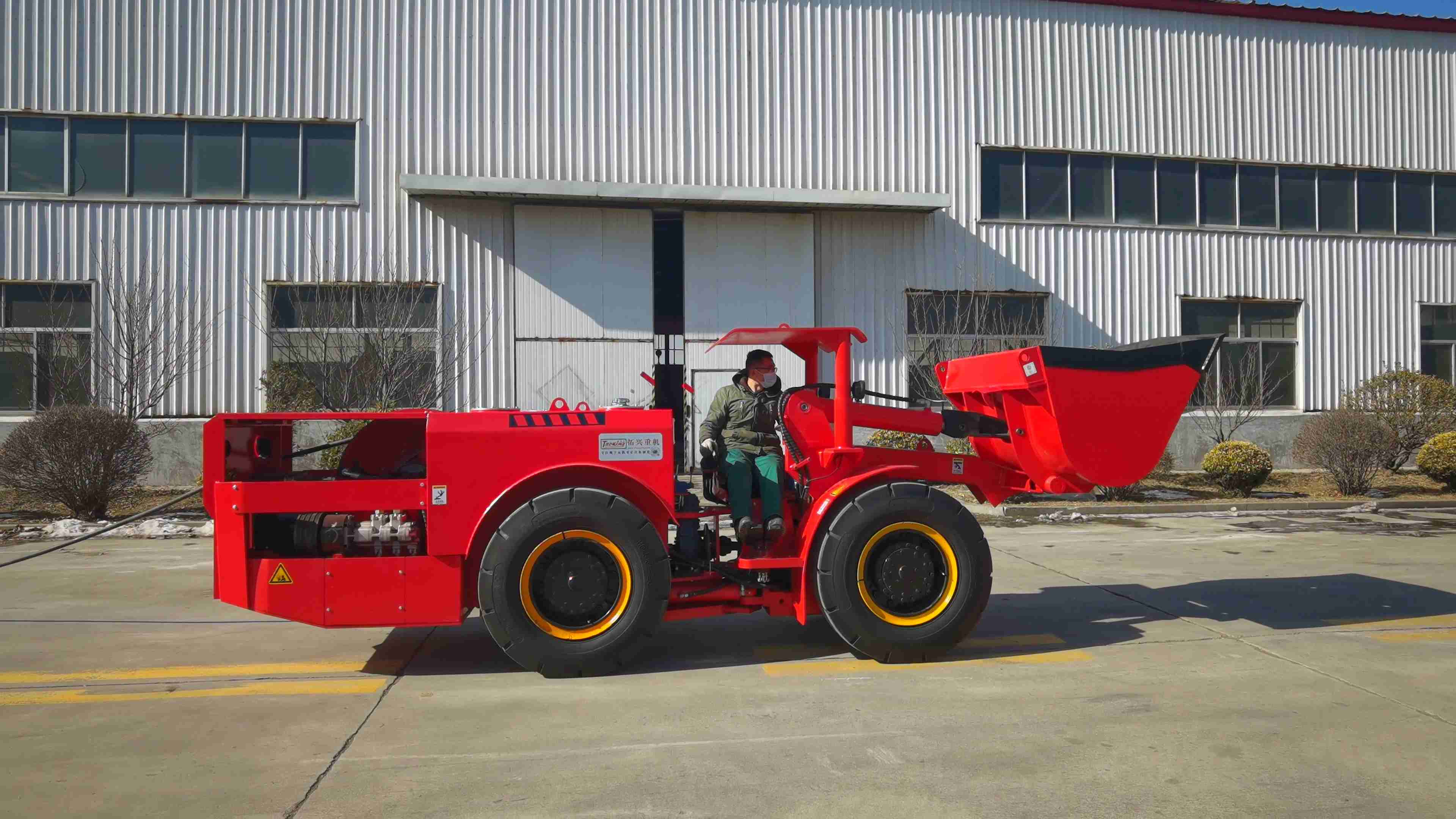 TC-100E Tuoxing 1CBM Underground Electric Scraper | Underground Loader | Underground Mining Equipment factory
