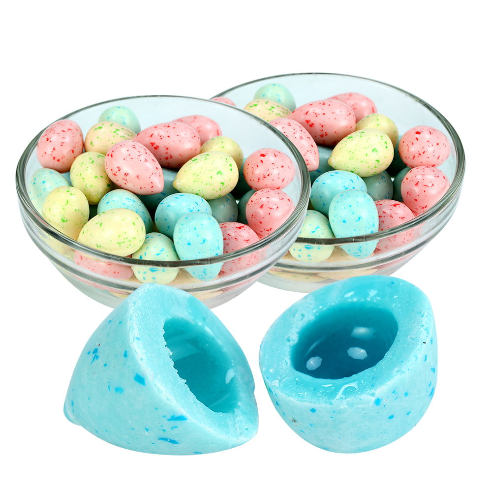 Colorful dinosaur egg shape 3g bubble gum chewing gum candy factory