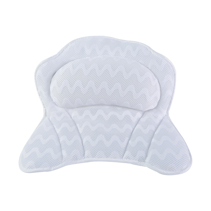 Premium Hot Non-slip Gray Full Body Bath Pillow Grey Bath Cushion For Tub Spa Bathtub Pillow Mattress for Head Neck Rest details