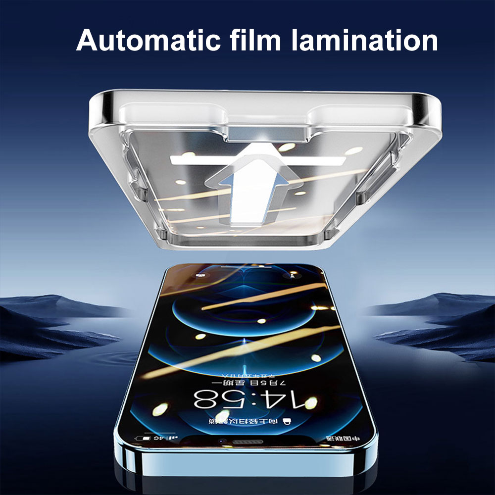 Laudtec GHM066 Easy Protector Samsung S23 Tool Auto Install Tempered Glass With Installation Frame For Iphone 14 13 Plus Pro Max details