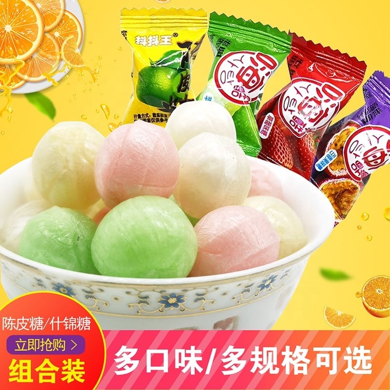 Halal tutti-frutti hard candy wholesale factory