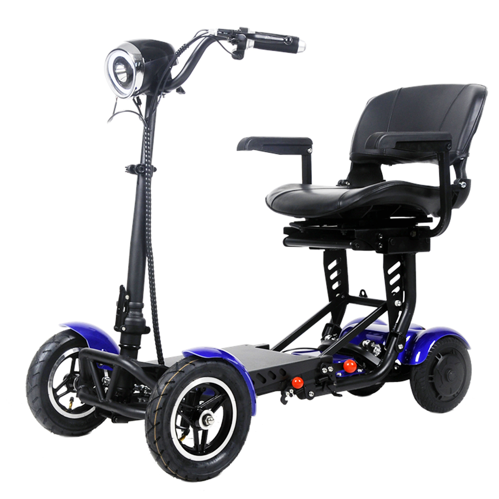 Xe Scooter Gấp Đa Địa Hình BC-MS390 Bốn Bánh Dành Cho Người Khuyết Tật, Người Cao Tuổi