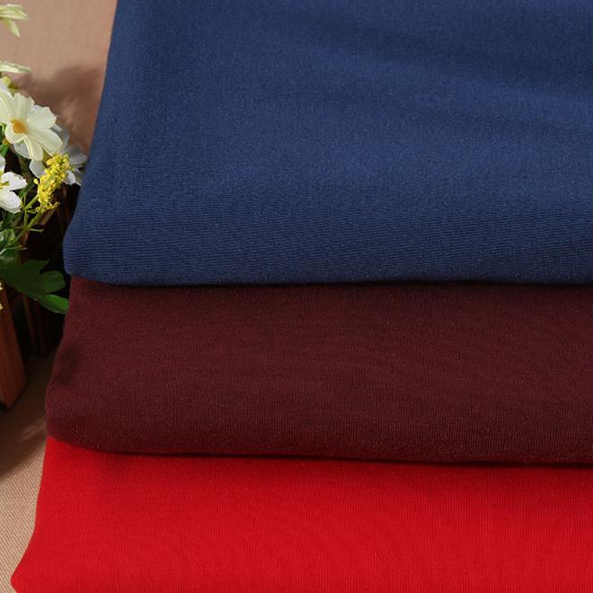 Manufacturer soft Quality one side brushed DTY polyester fleece fabric for cloth factory