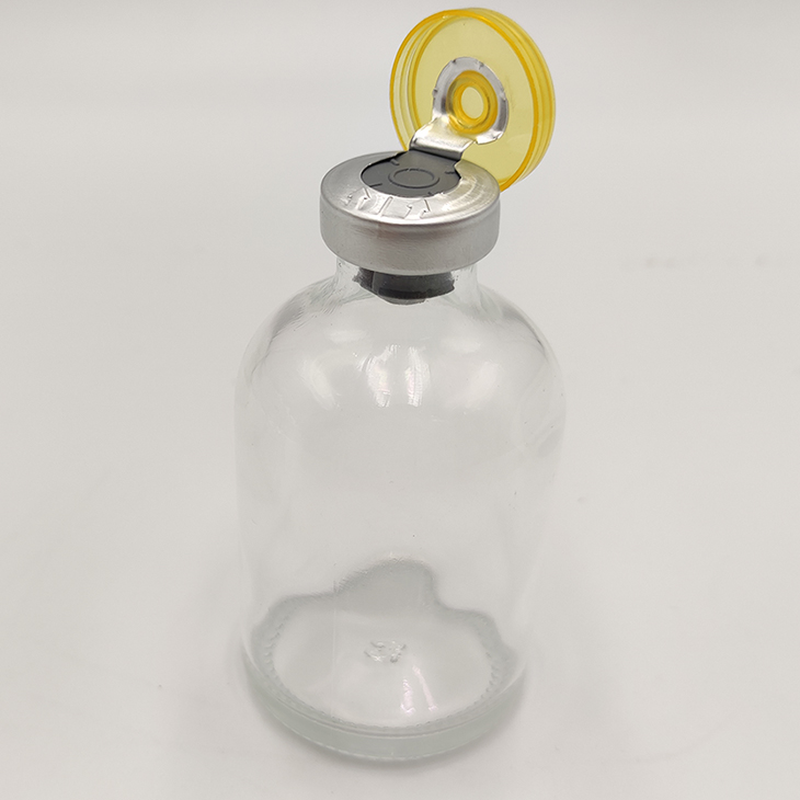 Glass Tubular Bottle  Injection Vial With Rubber Stopper factory