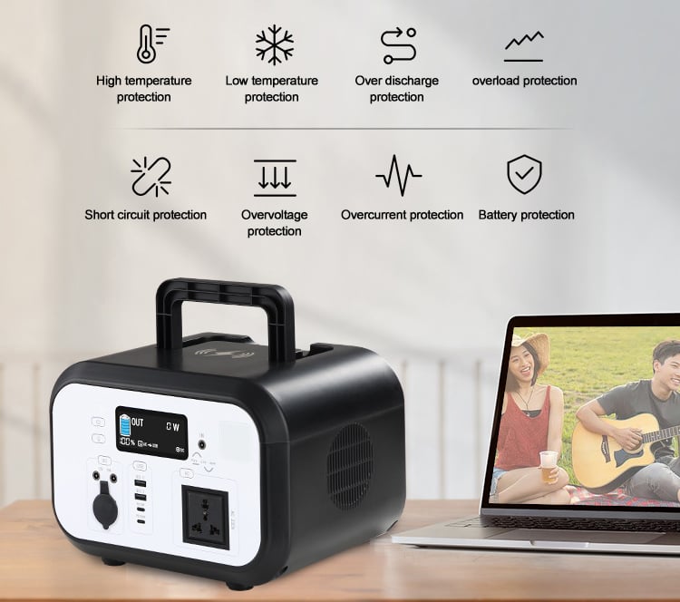 600W Small Portable Outdoor Power Station factory
