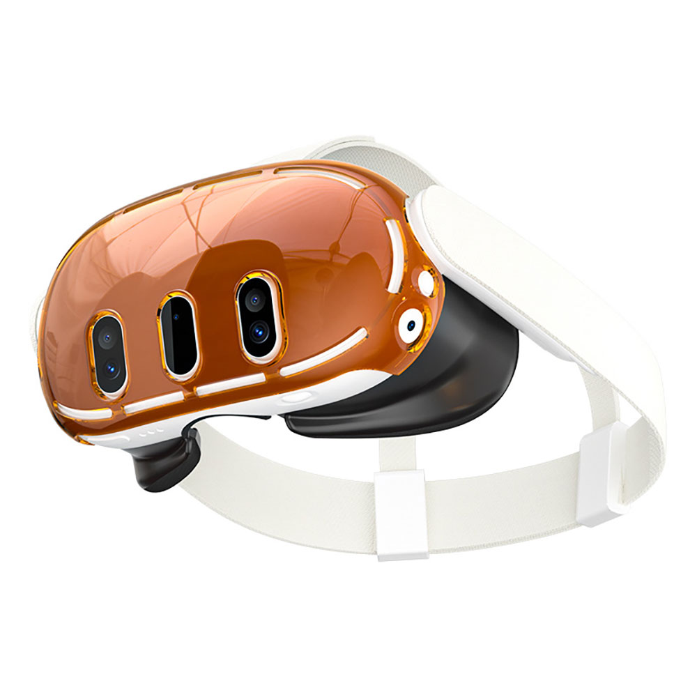 Transparent Clear Tpu Case Back Cover Silicone Soft Drop Proof For Meta Quest 3 Headset Headband supplier