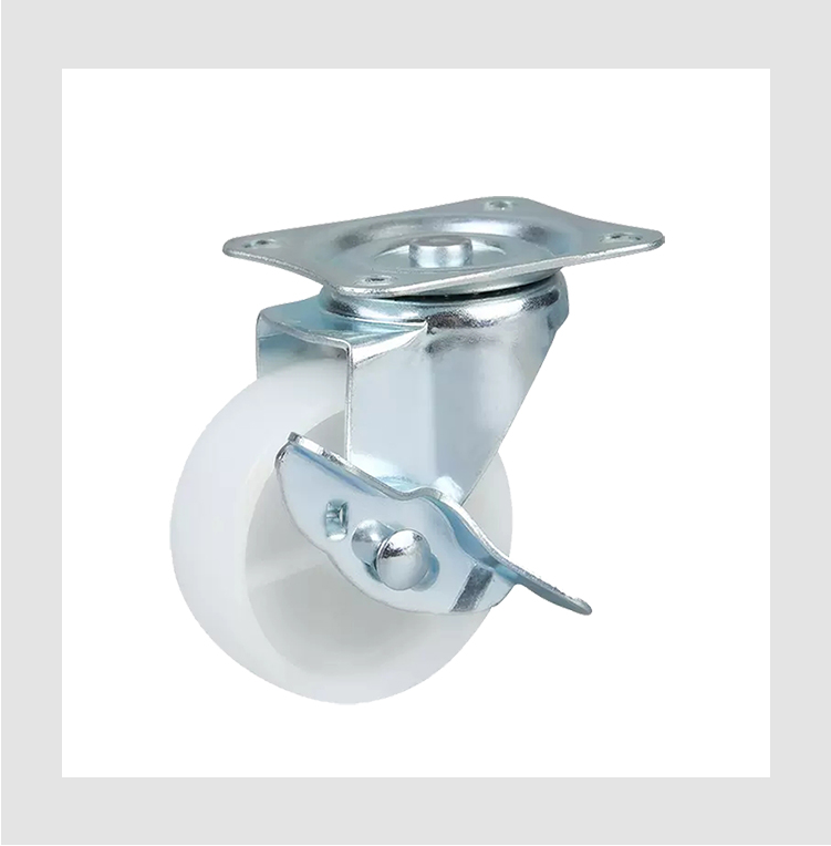PP caster wheel 25/30/38/50/63/75mm with brake caster manufacturer for furniture manufacture