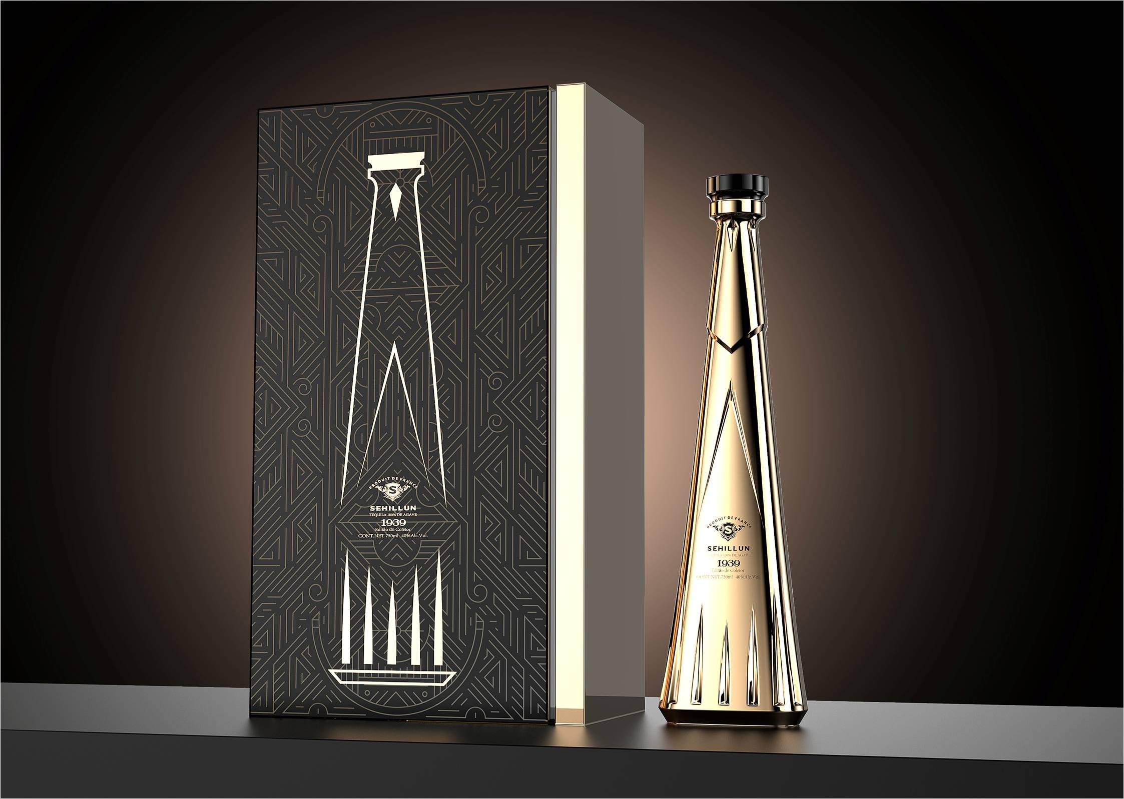 glass bottles spirit liquor bottle Tequila whiskey brandy vodka RUM JIN 700ml 750ml glass bottle details