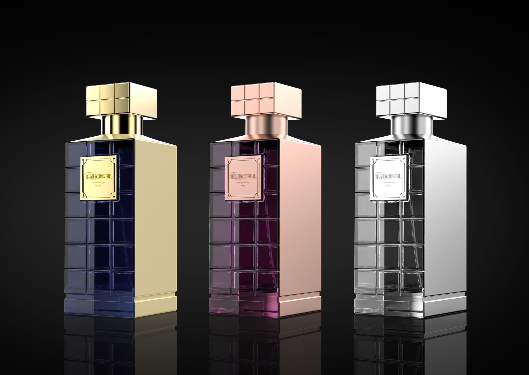 glass perfume bottle custom design perfume bottle with box 30ml 50ml 75ml 100ml luxury perfume bottle manufacture