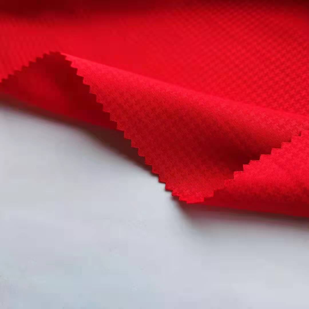 Full garments 100% polyester 260T jacquard pongee for jacket outdoor garment fabric factory