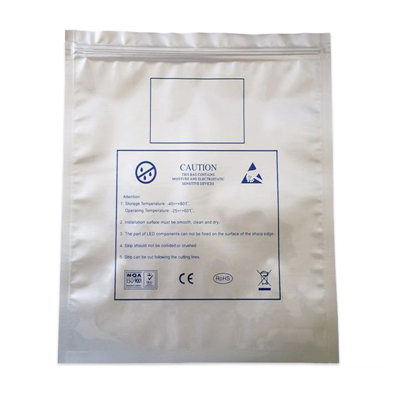 Wholesale Electronic Packaging ESD Factory Bags/ Packaging Resealable ESD Antistatic Aluminum Foil Bags details