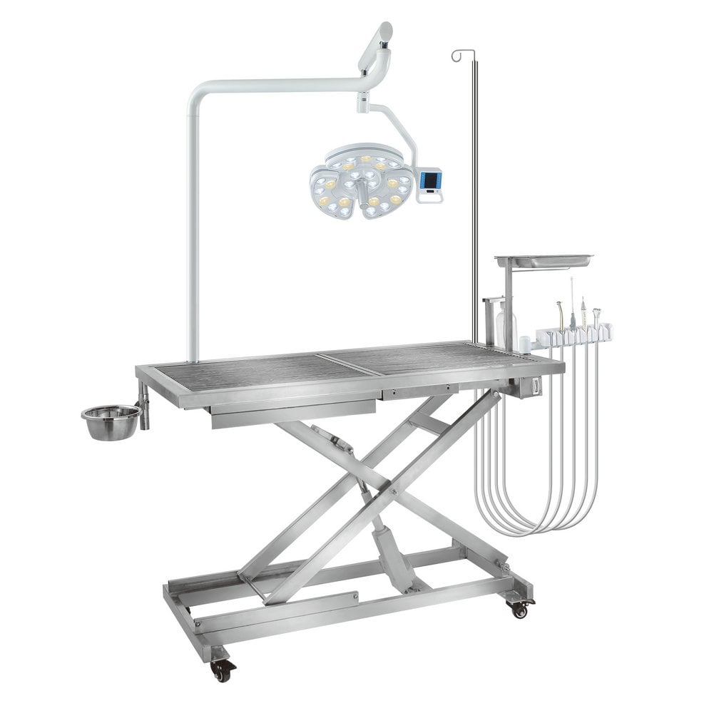 Pets Surgical Table Cart mobile cart for pets treatment surgical details