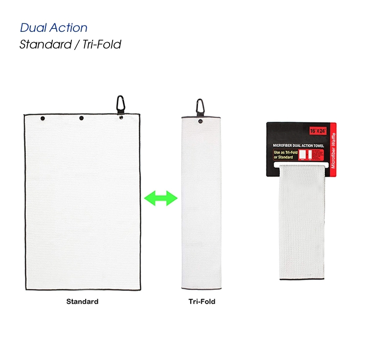 Detail-07 Microfiber Print Golf Towel manufacture