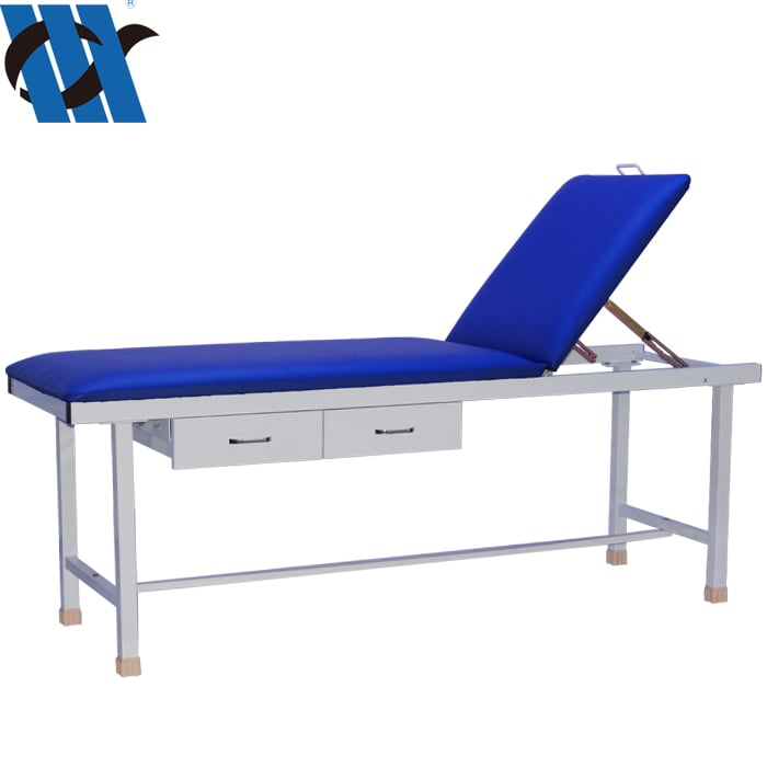Yc-c104(V) Professional Factory High Quality 2 Sections Adjustable Backrest Medical Ultrasound Examination Bed manufacture