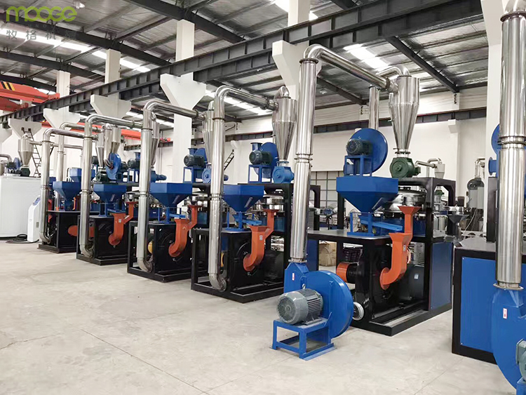PVC Plastic Pulverizing Grinder Machine factory