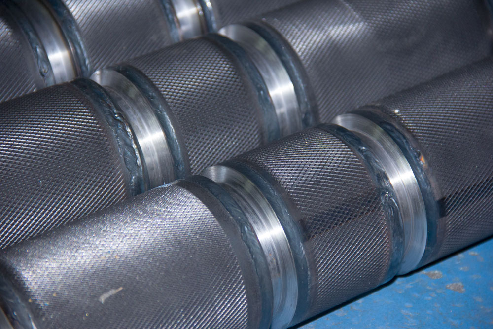 Hongrui Custom Grooved Power Roller friction roller manufacture