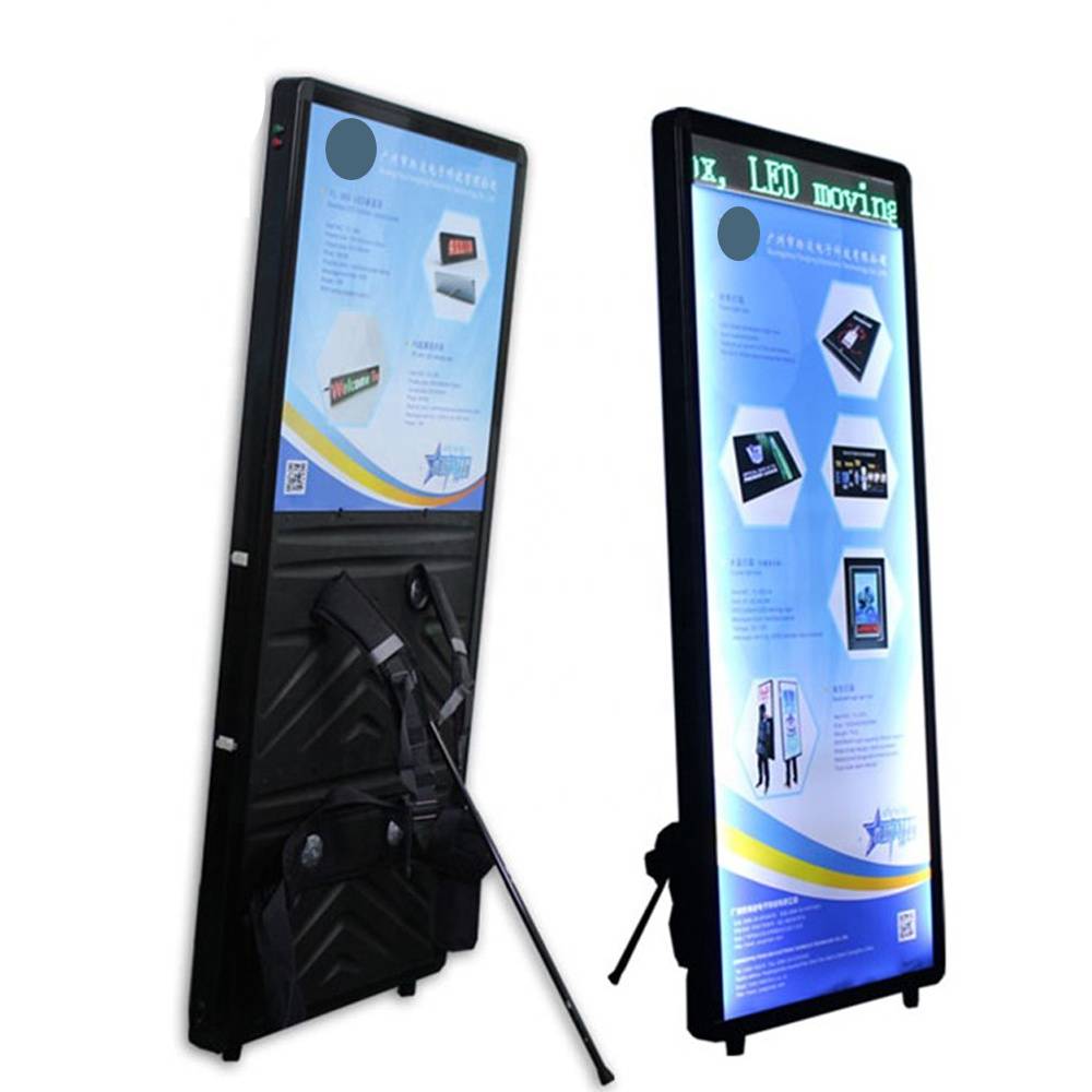Factory price new model Advertising LED Screen Backpack Light box Advertising LED Backpack Billboard Light Box manufacture