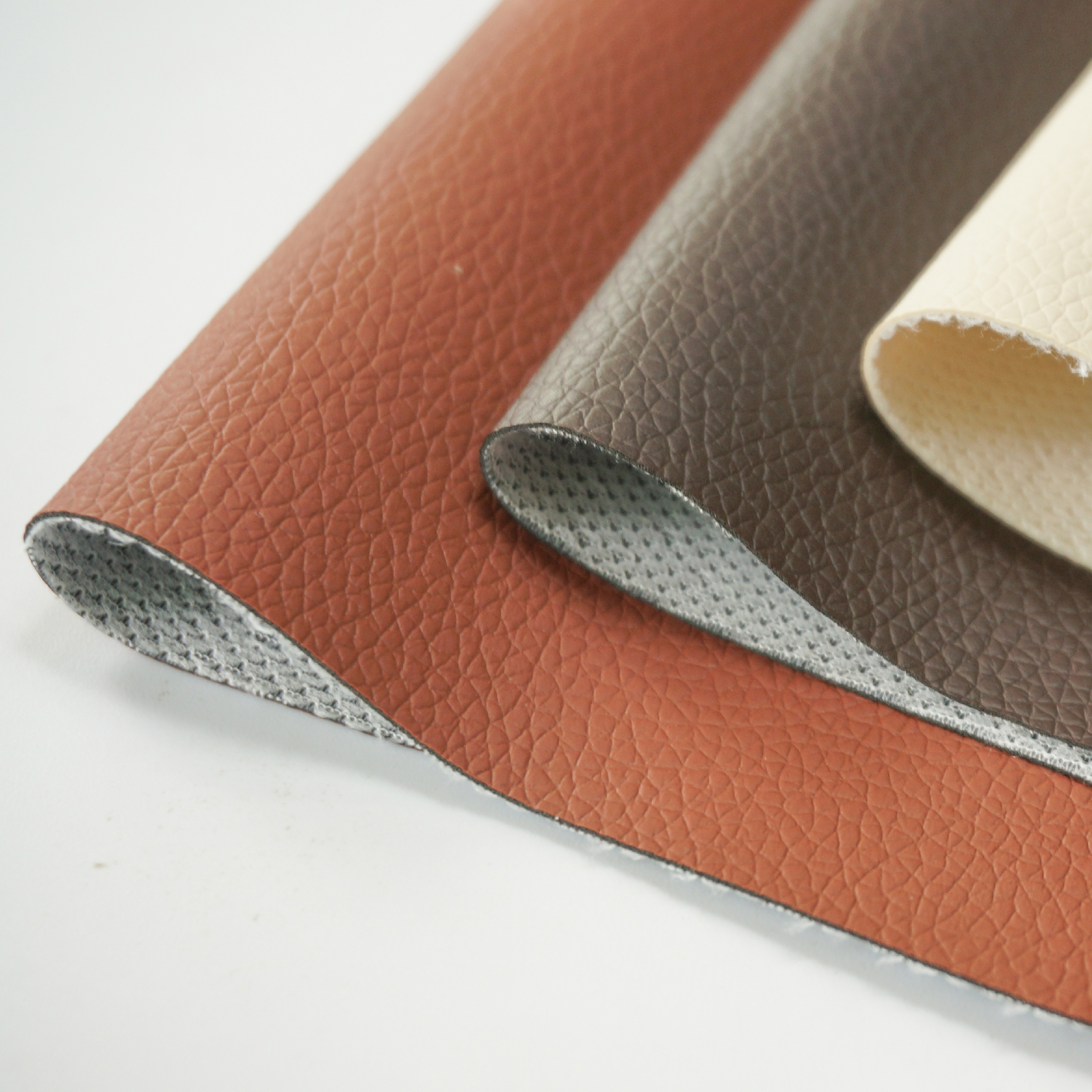 Customizable PVC Faux Leather Rolls: Microfiber Synthetic Rexine Fabric for Automotive Upholstery Applications supplier