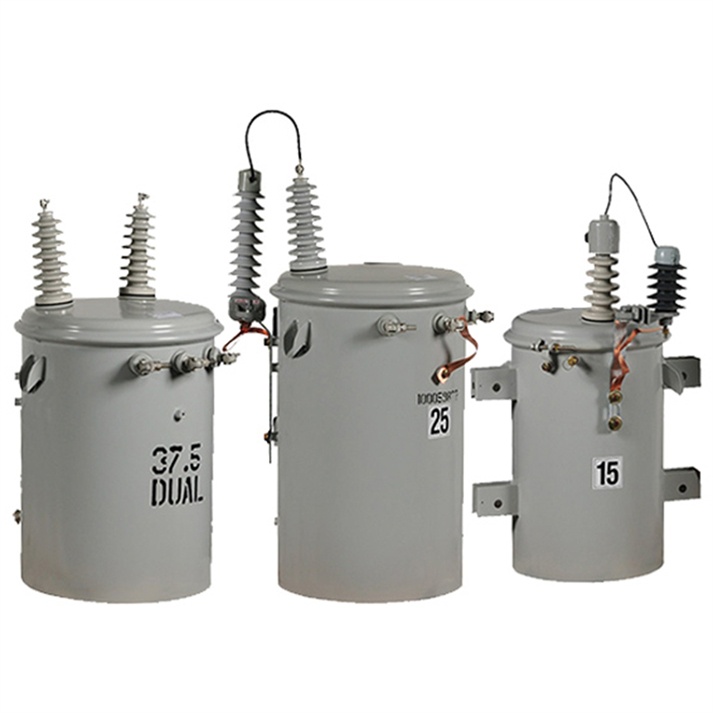 Quality-Assured 60Hz 23kV 230V / 460V 50kVA Oil Immersed Copper Single Phase Pole Mounted Transformer manufacture