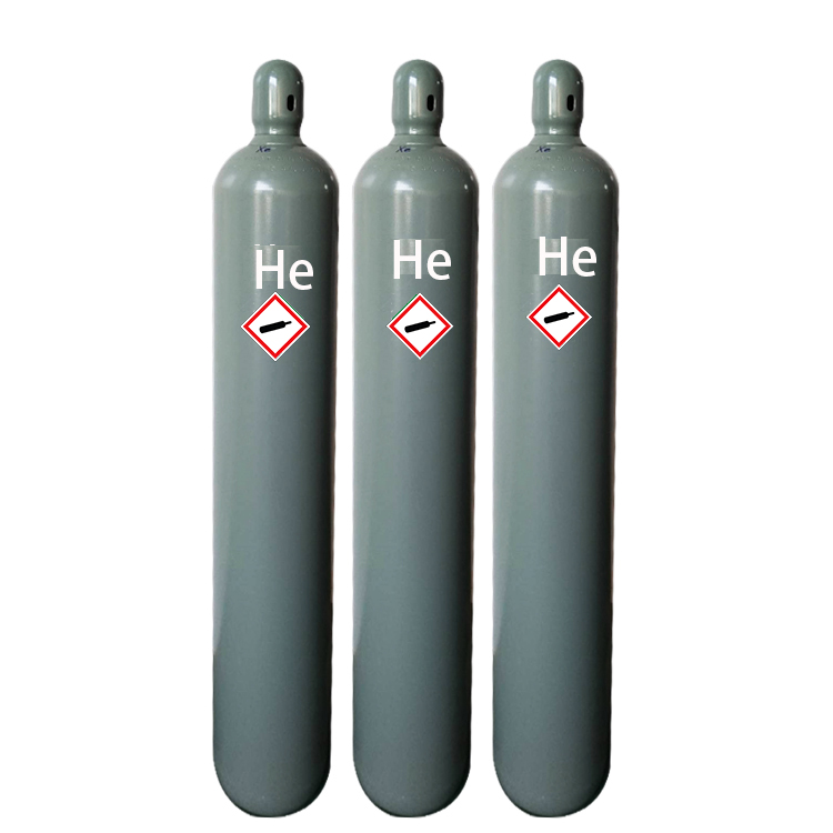 Factory Price High Purity 5N 99.999% 40L 50L Helium Gas He Gas Price factory