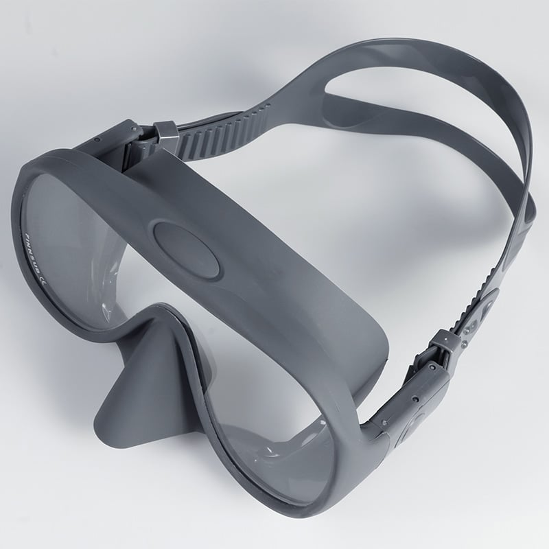 Diving equipment Frameless safe glass low volume snorkel mask oval water spearfishing scuba diving mask details