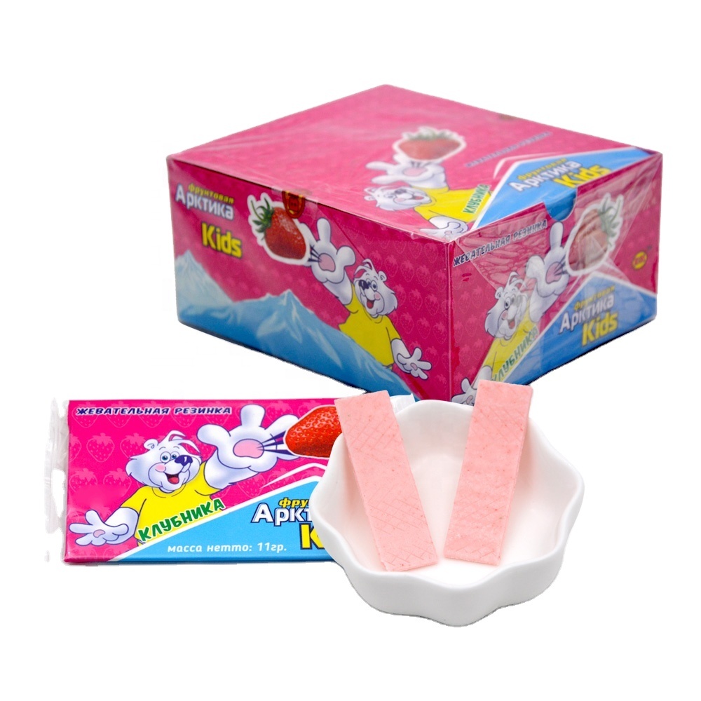 Hot Selling Bag Packed Colorful Fruity Flavor Bubble Gums with Tattoo Paper supplier